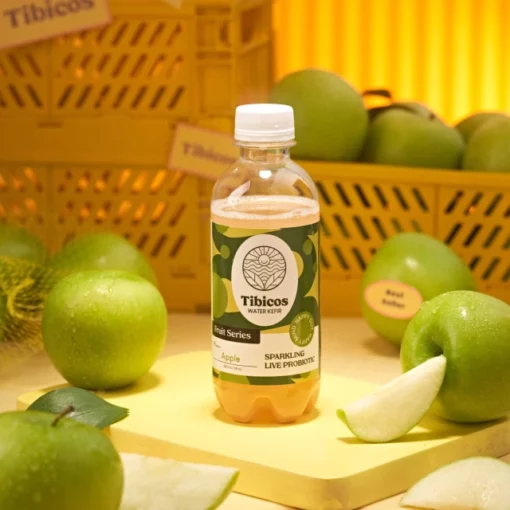 Sparkling Live Probiotic Drink - Green Apple