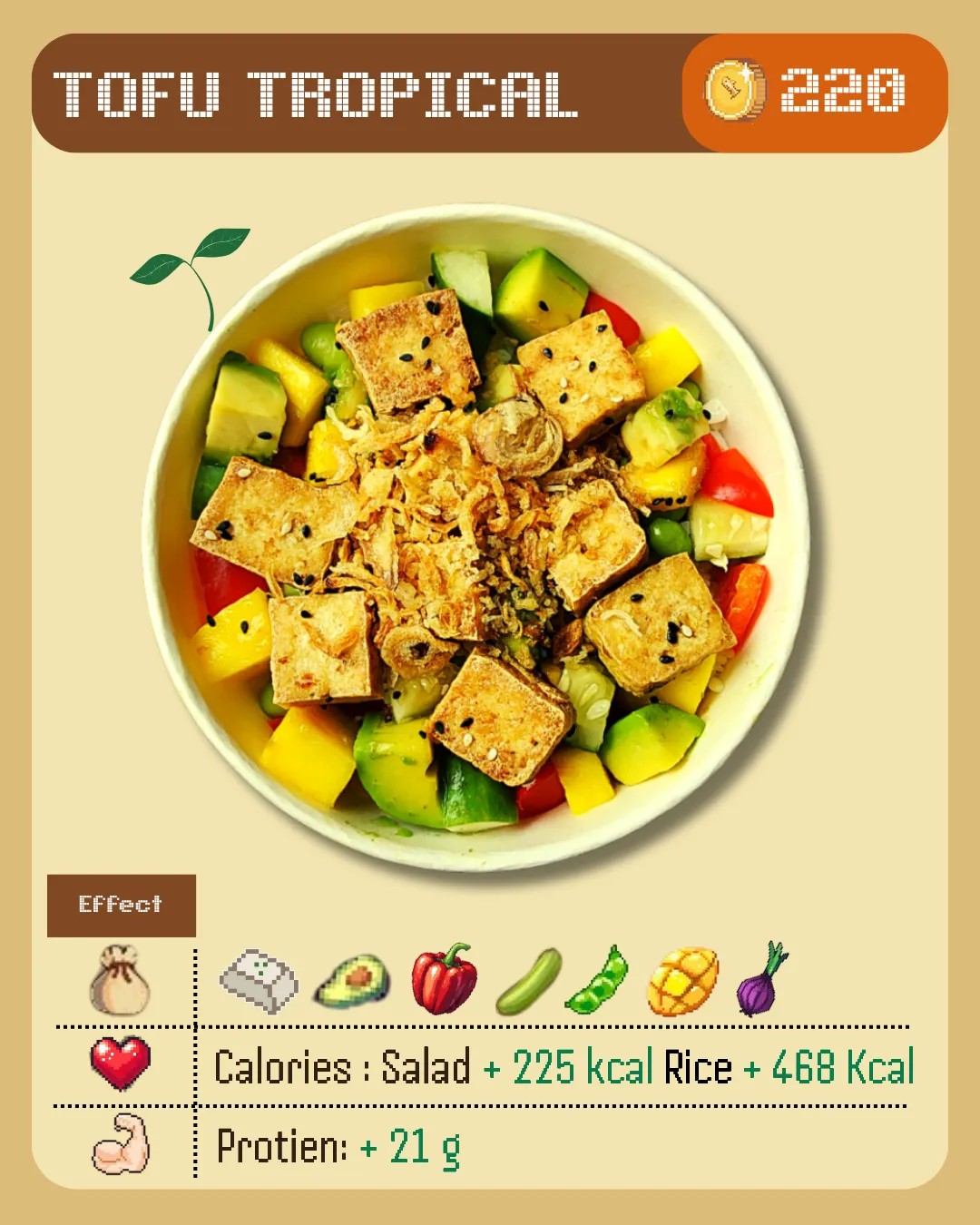 Tofu Tropical Bowl